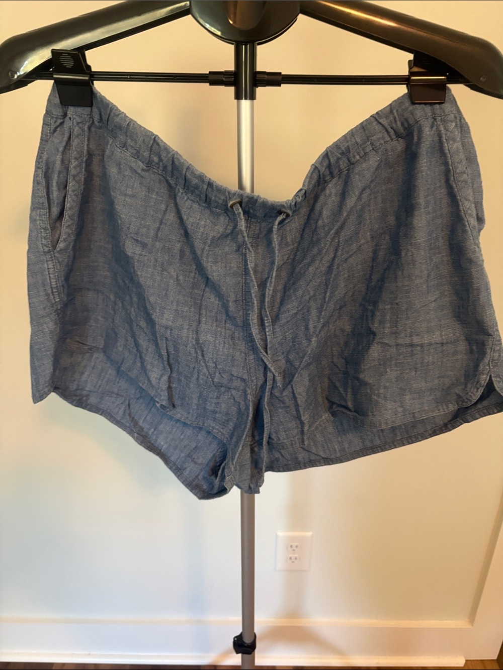 J Crew Light Blue Linen-Blend Women’s Shorts
